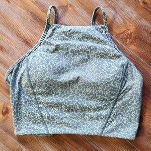 BuffBunny Ivy Crop, Green Succulent Eden Print